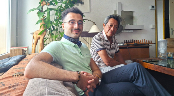 Jean et Amin, le binôme étudiant et senior du dispositif "1, 2 et Toit"