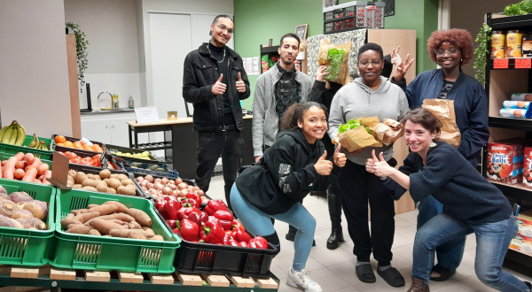 L'équipe de l'épicerie solidaire 